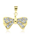 Bow Shape Silver Pendant SPEB-200